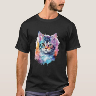 Bunte Katze - Katzenliebhaber Kitten Besitzer Kitt T-Shirt