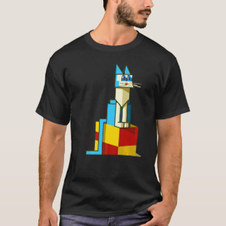 Bunte Katze Miau Kätzchen Porträt süße Katze  Katz T-Shirt