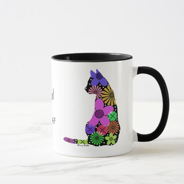Bunte Katzen-Tasse Tasse (Rechts)
