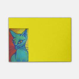 bunte Katzenpost-itanmerkungen Post-it Klebezettel