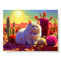 Bunte Katzenwandkunst für Katzenliebhaber
