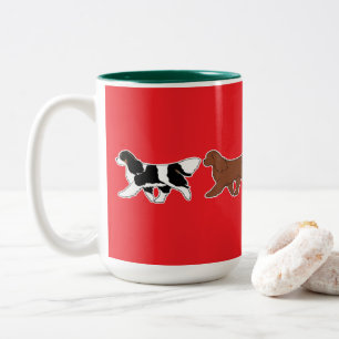 Bunte Kavaliersparade Zweifarbige Tasse