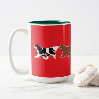 Bunte Kavaliersparade Zweifarbige Tasse