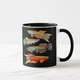 Bunte Killifishes-Tasse Tasse