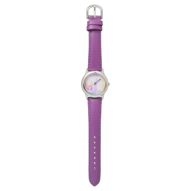 bunte Kinderuhr Armbanduhr (Flach)