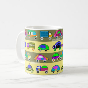 Bunte Kinderwagen für Jungen Kaffeetasse
