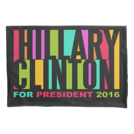 Bunte Kissen-Hüllen Hillary Clinton 2016 Kissenbezug