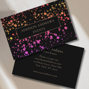 Bunte Kleckse Visitenkarte