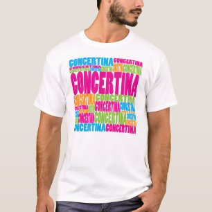 Bunte Konzertina T-Shirt