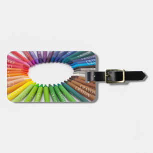 Bunte Kreidekrebse Gepäckanhänger