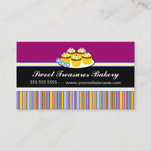 Bunte Kuchen-Bäckerei Visitenkarte