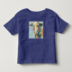 Bunte Kuh Kleinkind T-shirt