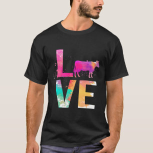 Bunte Kuh-Mama Kuh T-Shirt
