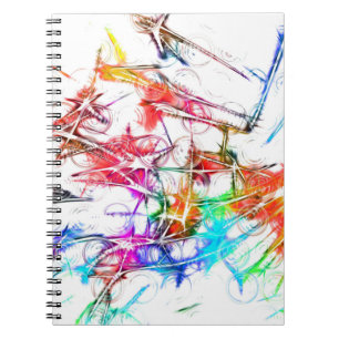 Bunte Kunst Notizblock
