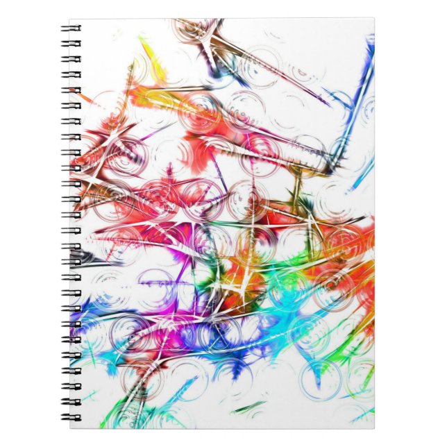 Bunte Kunst Notizblock (Vorderseite)