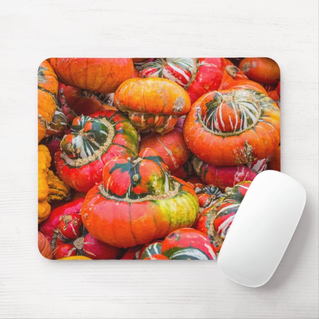 Bunte Kürbis Mousepad (Mit Mouse)