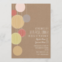 Bunte Laternen-Cardstock inspirierte Probe