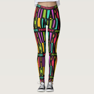 Bunte Leggings Hillary Clinton 2016