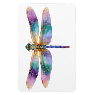 Bunte Libelle – Irisierende Naturkunst Magnet