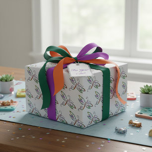 Bunte Libellen Geschenkpapier