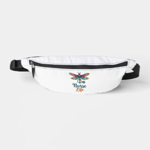 Bunte Libellen-Krankenschwester-Leben-T-Shirt (2) Bauchtasche