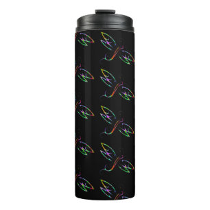 Bunte Libellen Thermo-Tumbler Thermosbecher
