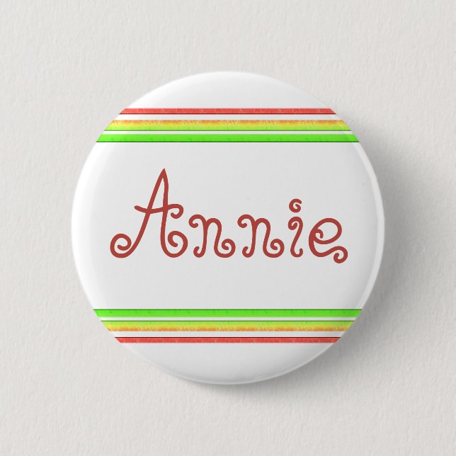 bunte Linien Button (Vorderseite)