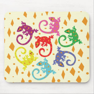 Bunte Lizards Mousepad
