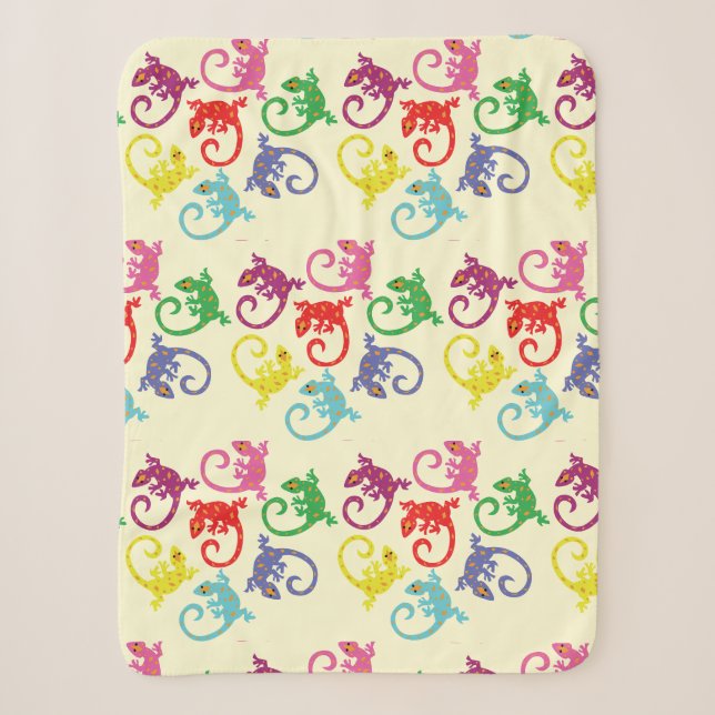 Bunte Lizards Sherpadecke (Vorderseite)