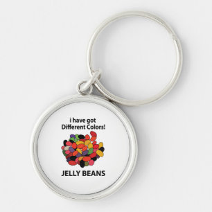 Bunte lustige Jelly Beans  Schlüsselanhänger