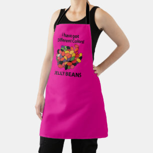 Bunte lustige Jelly Beans Schürze