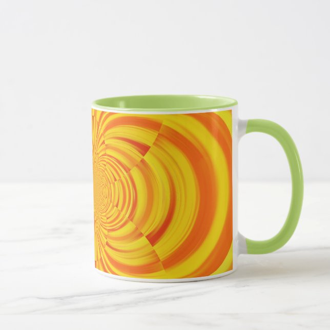 BUNTE MALEREGENBOGEN-SWIRL TASSE (Rechts)