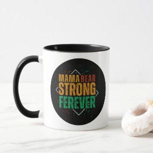 Bunte Mama-Bär-Stark-Für-Immer Tasse
