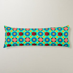 🌸 Bunte Marienkäfer im Garten Gemütlicher Heimsti Seitenschläferkissen