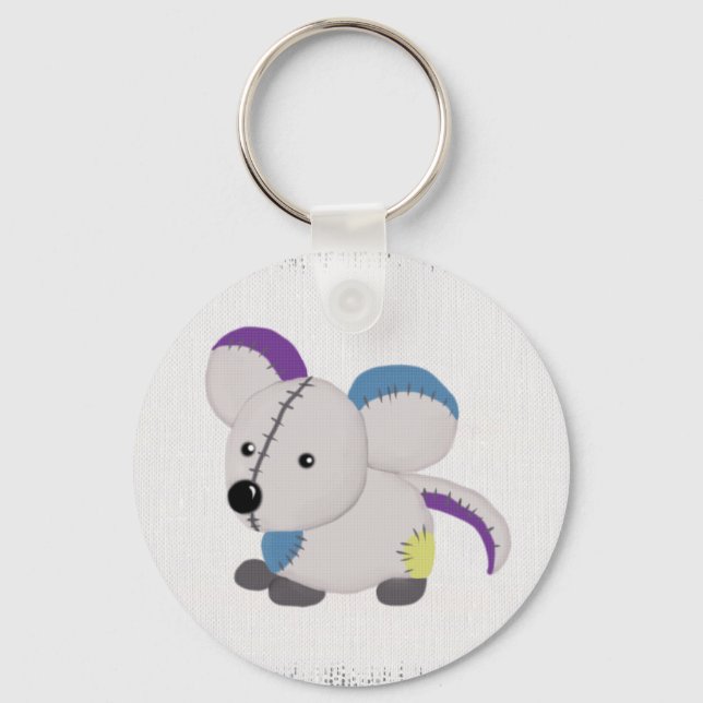 Bunte Maus Æ Schlüsselanhänger (Vorderseite)