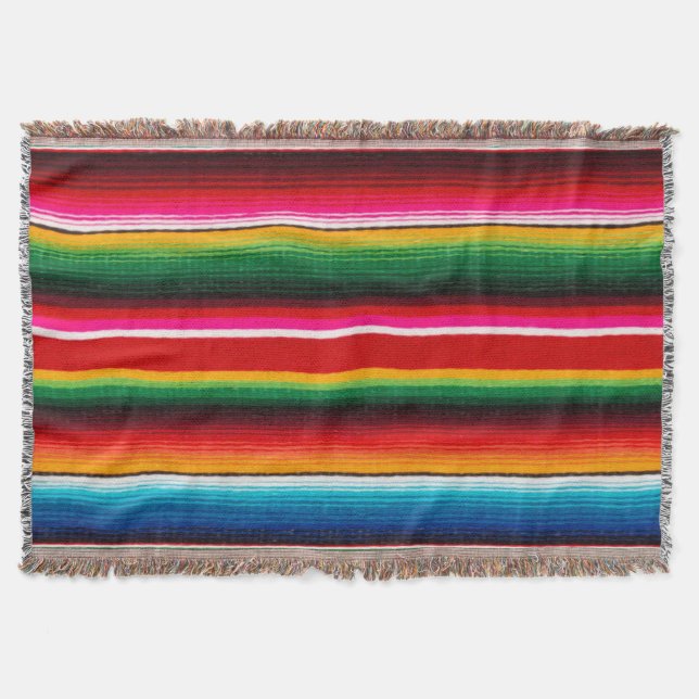 Bunte mexikanische Art, ethnische Art Decke (Vorderseite)
