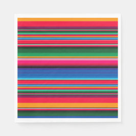Bunte Mexikanische Serape Dekoration Party Serviette