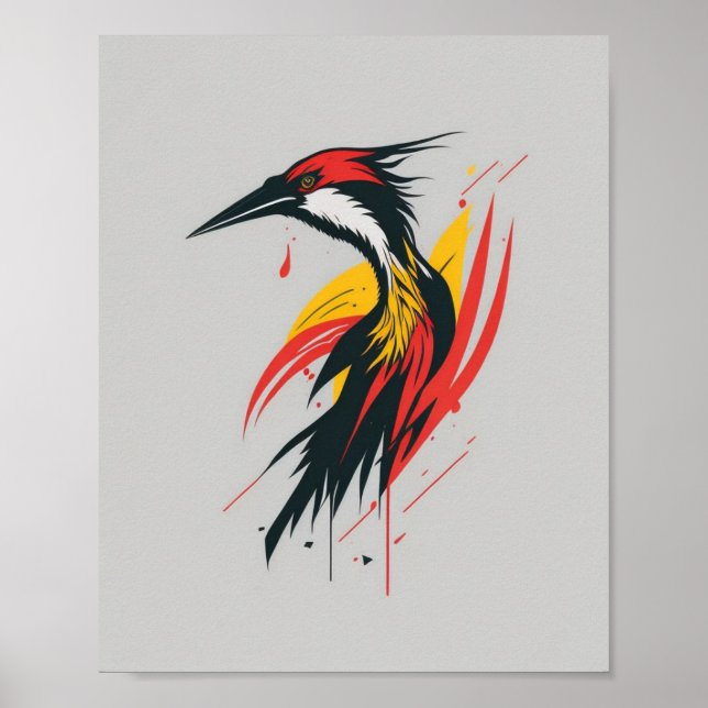 Bunte Mimik Poster (Vorne)