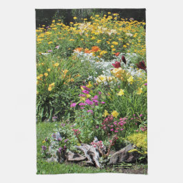 Bunte mittlere Sommer-Gärten! Geschirrtuch