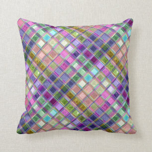 Bunte Mosaik-Glas-Kunst-Kissen Kissen