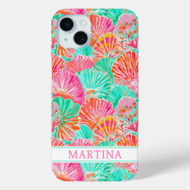 Bunte Muscheln Monogramm Case-Mate iPhone Hülle