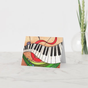 Bunte Musik Karte