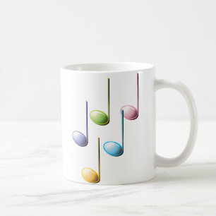 Bunte musikalische Anmerkungen Kaffeetasse