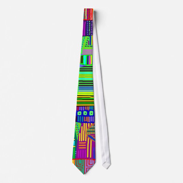 BUNTE MUSTER, BUNTE MUSTER, BUNT… KRAWATTE (Vorderseite)