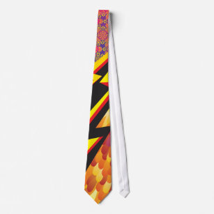 Bunte Muster-Krawatte "Blitz Gordon " Krawatte