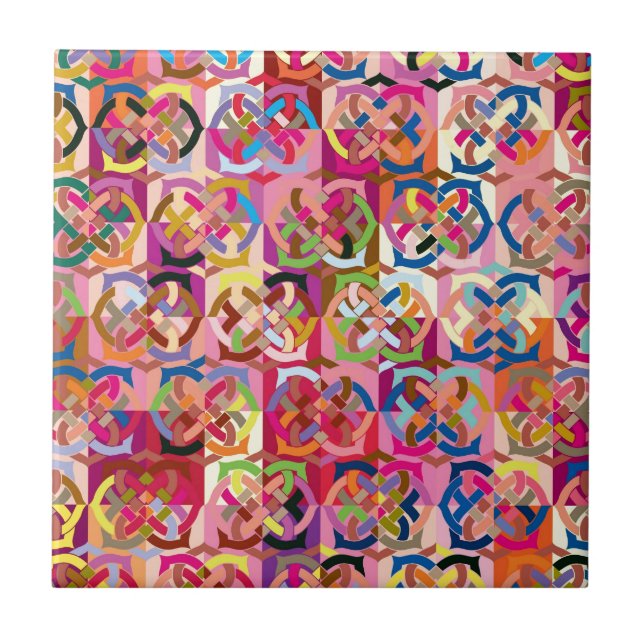 Bunte Muster-Schaffung "Farbverbindungen " Fliese (Vorderseite)