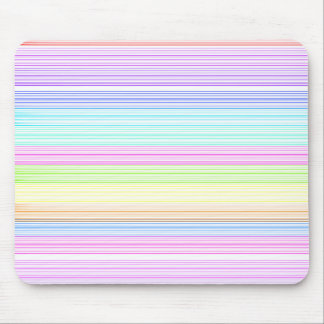 Bunte Nadelstreifen Mousepad