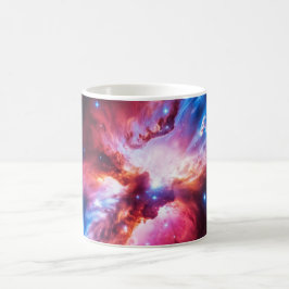 Bunte Nebelgalaxie Weltraum Sterne Kosmische Unive Kaffeetasse