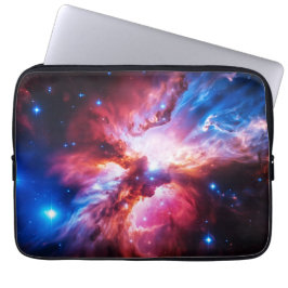 Bunte Nebelgalaxie Weltraum Sterne Kosmisches Univ Laptopschutzhülle