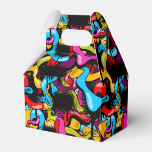 Bunte Neon-Graffiti-Hip-Hop- Street-Art Geschenkschachtel